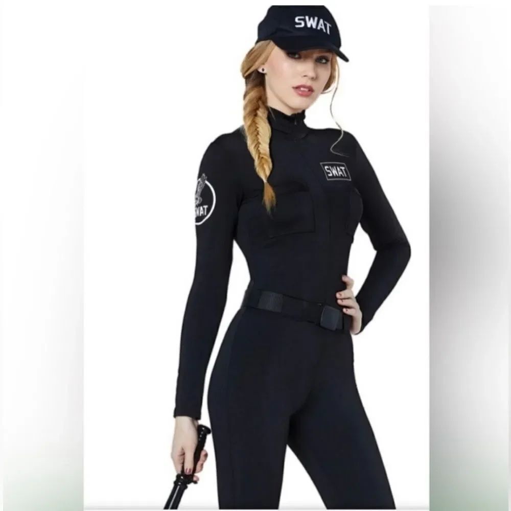 Spirit Halloween SWAT Catsuit- Plus Size XL